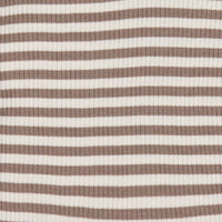 Organic Cotton Modal Long Sleeve Top - Narrow Stripe Tweed/Cloud Childrens Top from Jamie Kay NZ