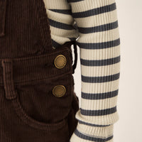 Organic Cotton Modal Long Sleeve Henley - Cassava/Arctic Childrens Top from Jamie Kay NZ