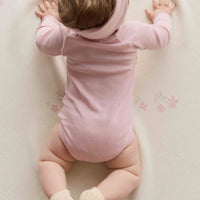 Organic Cotton Modal Marina Long Sleeve Bodysuit - Trinket Childrens Bodysuit from Jamie Kay NZ