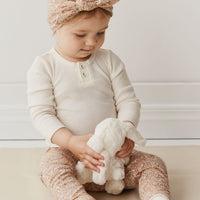 Organic Cotton Everyday Legging - Chloe Pink Tint Childrens Legging from Jamie Kay NZ