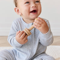 Organic Cotton Modal Frankie Onepiece - Light Grey Marle Childrens Onepiece from Jamie Kay NZ