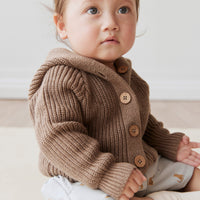 Humphrey Knitted Cardigan - Mouse Marle Childrens Cardigan from Jamie Kay NZ