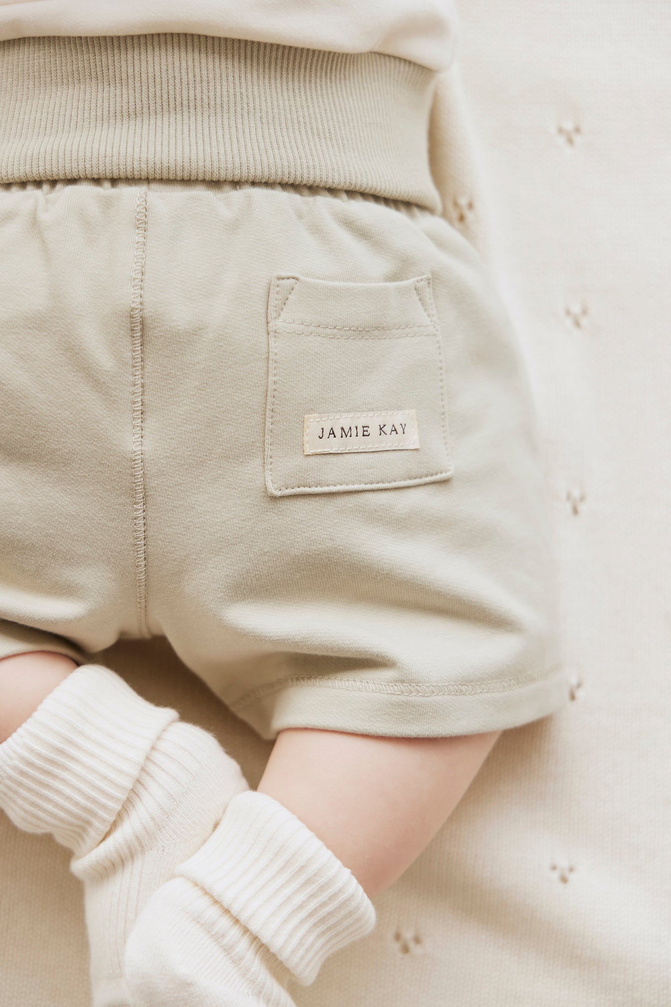 Organic Cotton Jalen Short - Honeydew – Jamie Kay NZ