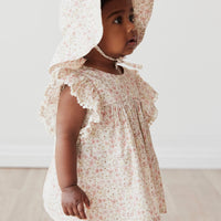 Organic Cotton Noelle Hat - Fifi Floral Childrens Hat from Jamie Kay NZ
