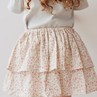 Organic Cotton Heidi Skirt - Fifi Floral Childrens Skirt from Jamie Kay NZ
