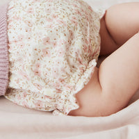 Organic Cotton Frill Bloomer - Fifi Floral Childrens Bloomer from Jamie Kay NZ