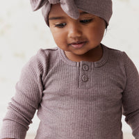 Organic Cotton Modal Headband - Truffle Marle Childrens Headband from Jamie Kay NZ