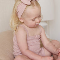 Organic Cotton Modal Lilian Headband - Peony Marle Childrens Headband from Jamie Kay NZ