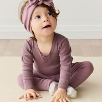 Organic Cotton Modal Lilian Headband - Twilight Childrens Headband from Jamie Kay NZ