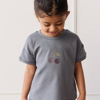 Organic Cotton Modal Elisa Bike Short - Lava Childrens Short from Jamie Kay NZ