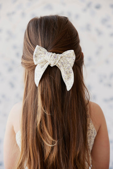 Organic Cotton Bow - Rosalie Fields Raindrops Childrens Bow from Jamie Kay NZ