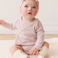 Organic Cotton Modal Lilian Headband - Violet Tint Childrens Headband from Jamie Kay NZ