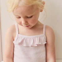 Organic Cotton Modal Vienna Singlet - Cassia Childrens Singlet from Jamie Kay NZ
