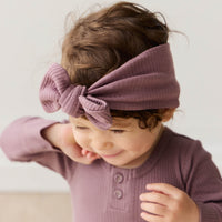 Organic Cotton Modal Lilian Headband - Twilight Childrens Headband from Jamie Kay NZ