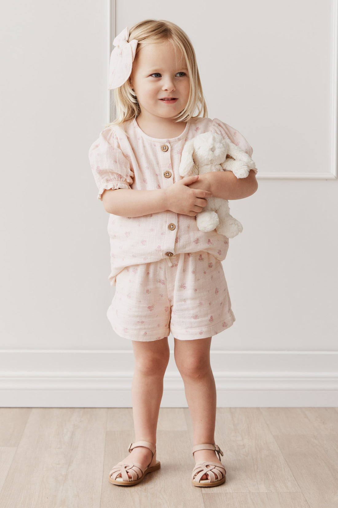 Organic Cotton Muslin Emelia Short - Irina Shell Childrens Short from Jamie Kay NZ