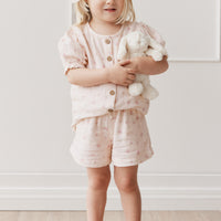 Organic Cotton Muslin Emelia Short - Irina Shell Childrens Short from Jamie Kay NZ