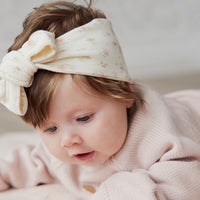 Organic Cotton Headband - Goldie Egret Childrens Headband from Jamie Kay NZ
