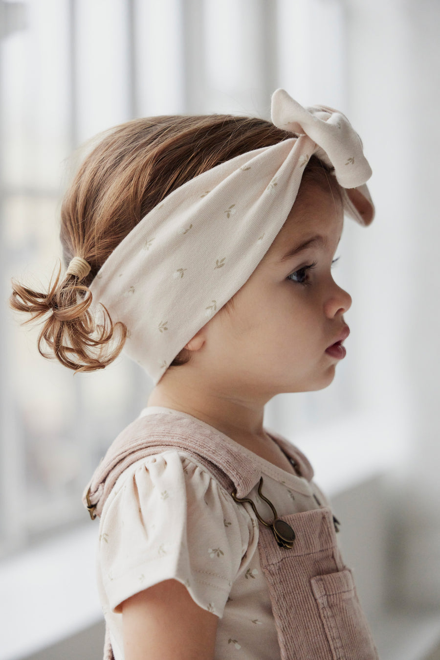 Organic Cotton Headband - Elenore Pink Tint Childrens Headband from Jamie Kay NZ