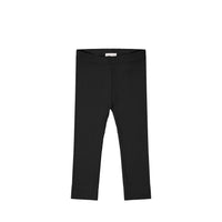 Organic Cotton Modal Everyday Legging - Ebony Childrens Legging from Jamie Kay NZ