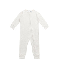 Organic Cotton Modal Frankie Onepiece - Oatmeal Marle Childrens Onepiece from Jamie Kay NZ