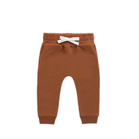 Organic Cotton Morgan Track Pant - Ginger Childrens Pant from Jamie Kay NZ