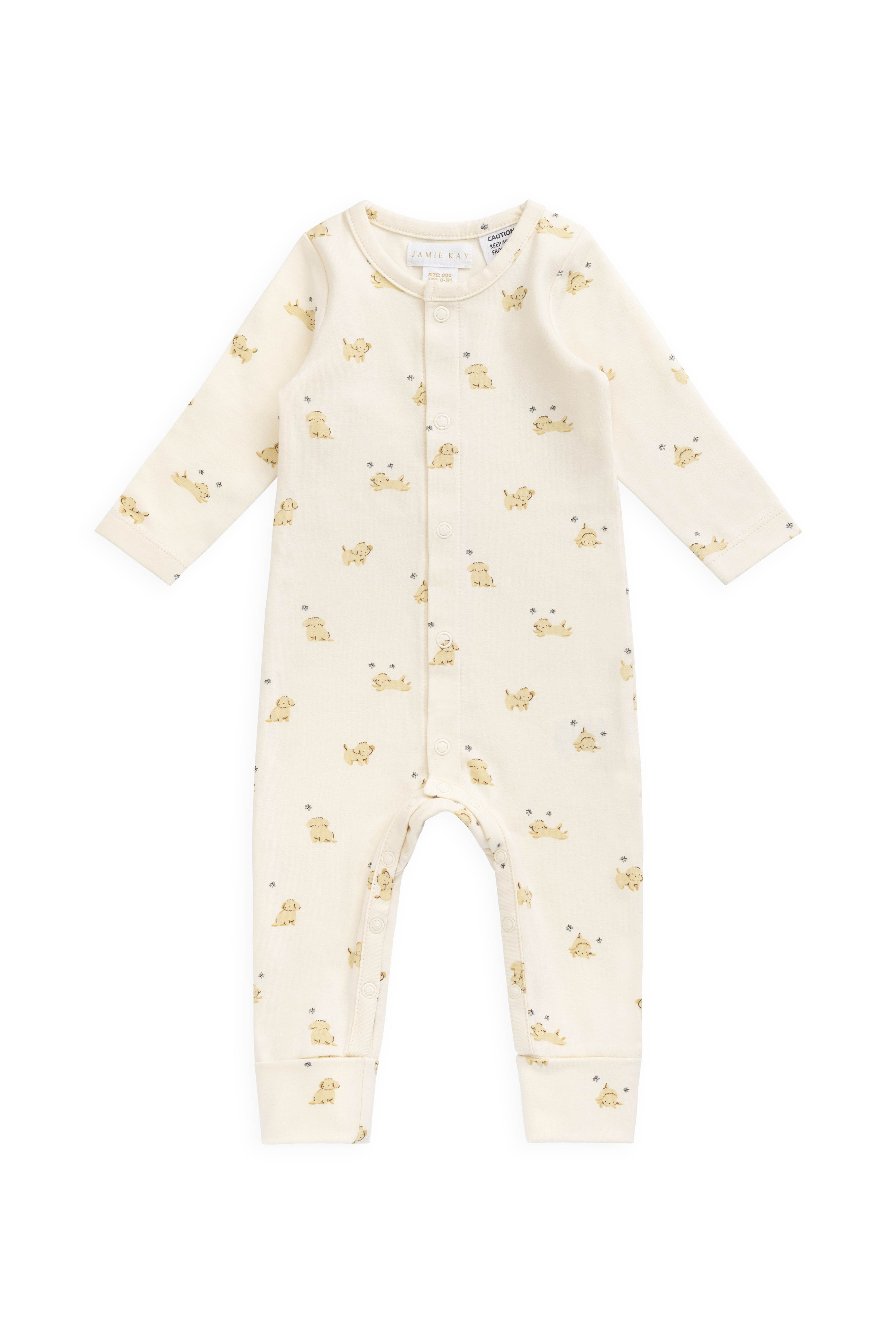 Organic Cotton Dakota Onepiece - Playful Honey – Jamie Kay NZ