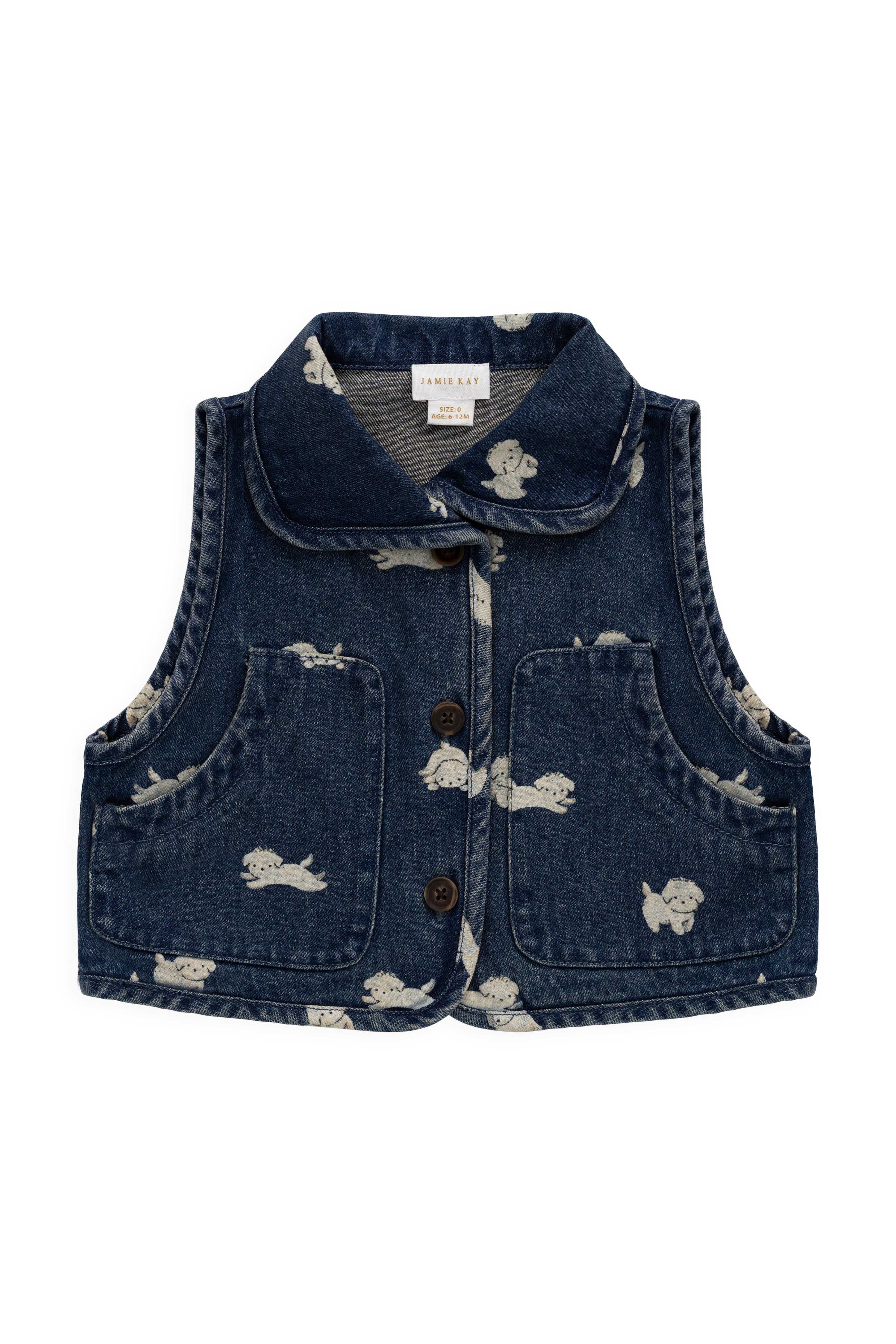 Sutton Denim Vest - Finnegan Denim – Jamie Kay NZ
