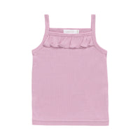 Organic Cotton Modal Vienna Singlet - Dahlia Childrens Singlet from Jamie Kay NZ