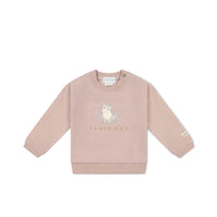 Organic Cotton Bobbie Sweatshirt - Kitty Shell Childrens Sweatshirt from Jamie Kay NZ