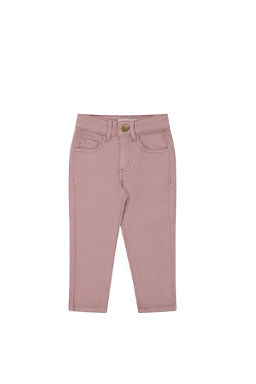 Alison Pant - Softest Mauve Childrens Pant from Jamie Kay NZ