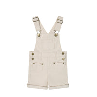 Chase Short Overall - Powder Pink/Egret Childrens Overall from Jamie Kay NZ