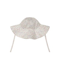 Organic Cotton Noelle Hat - Fifi Lilac Childrens Hat from Jamie Kay NZ