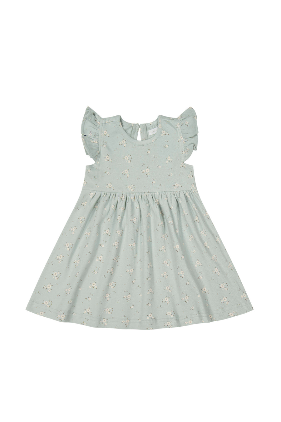 Organic Cotton Ada Dress - Lulu Blue Childrens Dress from Jamie Kay NZ