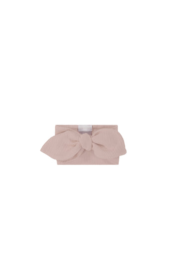 Organic Cotton Modal Lilian Headband - Provence Dusty Pink Childrens Headband from Jamie Kay NZ