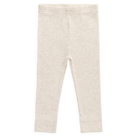 Organic Cotton Modal Everyday Legging - Oatmeal Marle Childrens Legging from Jamie Kay NZ