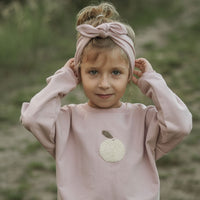 Organic Cotton Headband - Powder Pink Childrens Headband from Jamie Kay NZ