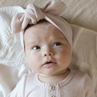 Organic Cotton Modal Headband - Violet Tint Marle Childrens Headband from Jamie Kay NZ