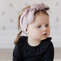 Organic Cotton Modal Headband - Mushroom Marle Childrens Headband from Jamie Kay NZ