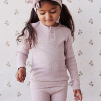 Organic Cotton Modal Headband - Mushroom Marle Childrens Headband from Jamie Kay NZ