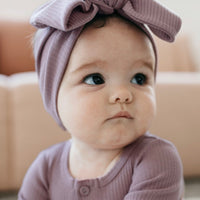 Organic Cotton Modal Headband - Periwinkle Childrens Headband from Jamie Kay NZ