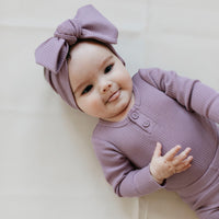 Organic Cotton Modal Headband - Periwinkle Childrens Headband from Jamie Kay NZ