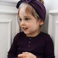 Organic Cotton Modal Headband - Fig Childrens Headband from Jamie Kay NZ