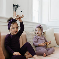Organic Cotton Modal Headband - Periwinkle Childrens Headband from Jamie Kay NZ