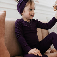 Organic Cotton Modal Headband - Fig Childrens Headband from Jamie Kay NZ
