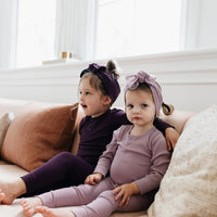 Organic Cotton Modal Headband - Periwinkle Childrens Headband from Jamie Kay NZ