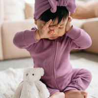 Organic Cotton Modal Lilian Headband - Berry Jam Childrens Headband from Jamie Kay NZ