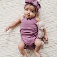 Organic Cotton Modal Lilian Headband - Berry Jam Childrens Headband from Jamie Kay NZ