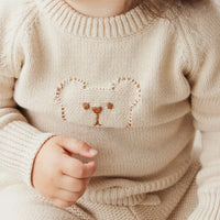 Ethan Jumper - Sesame Childrens Knitwear from Jamie Kay NZ