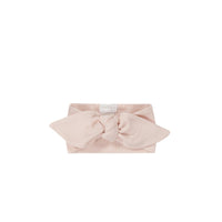 Organic Cotton Modal Headband - Ballet Pink Childrens Headband from Jamie Kay NZ