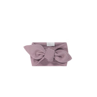 Organic Cotton Modal Headband - Periwinkle Childrens Headband from Jamie Kay NZ